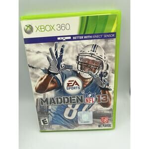 Madden NFL 13 (Xbox 360) CIB COMPLETE TESTED